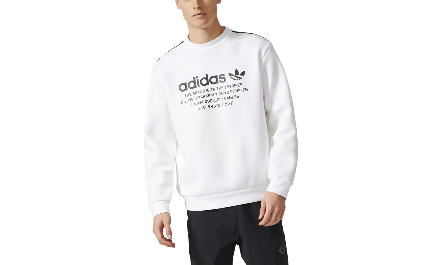 NMD D Crewneck Long Sleeve "Sweatshirt White"