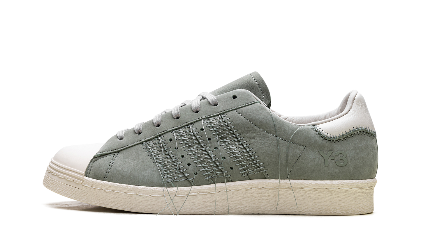 Y-3 Superstar "Silver Green Off White Light Brown"
