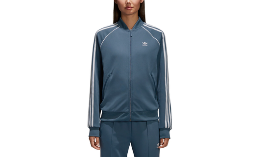 Superstar Track Top "Dark Steeel / White"