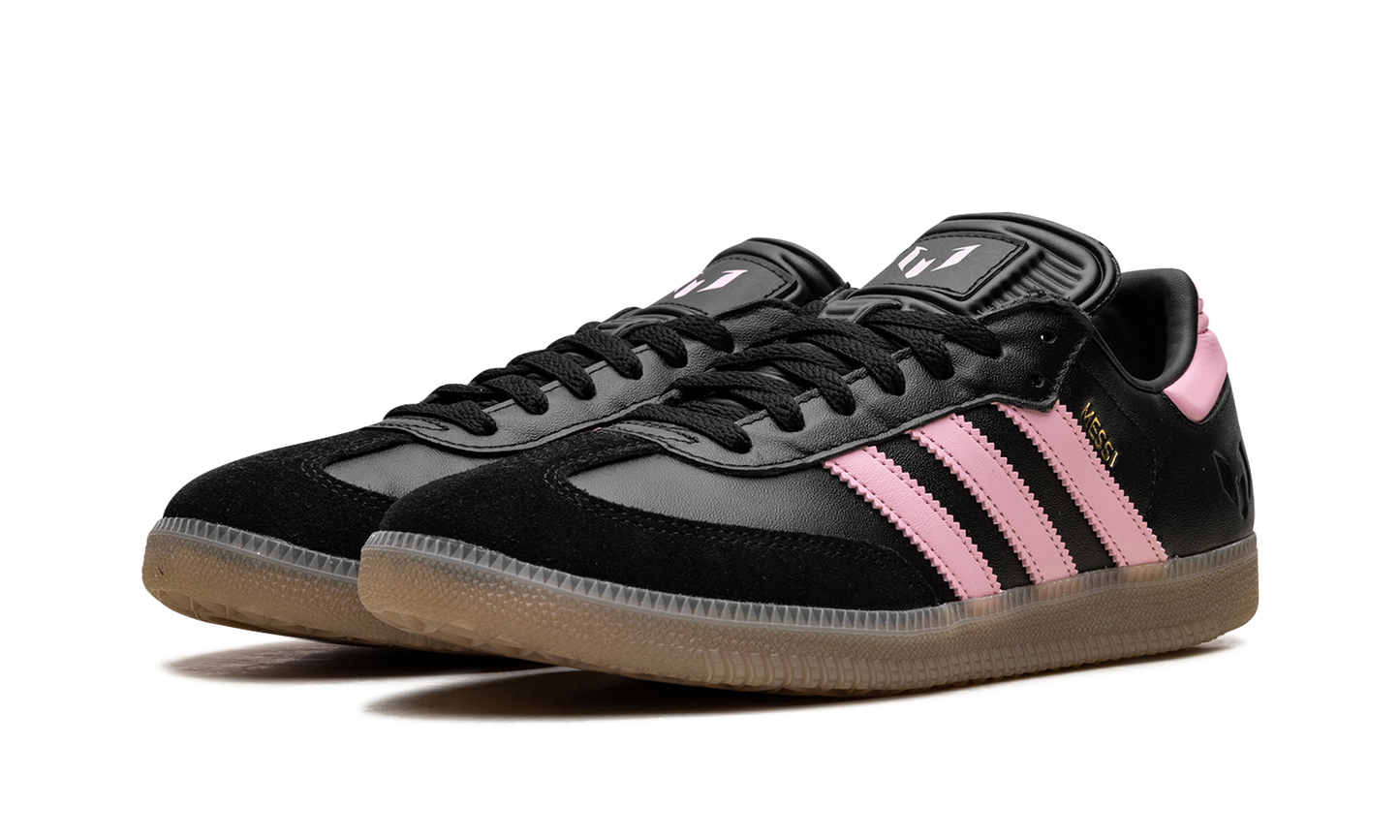 Samba Messi Indoor "Core Black / Gold Metallic / Gum"